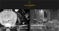 Desktop Screenshot of ilgattopardocafe.it