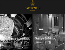 Tablet Screenshot of ilgattopardocafe.it